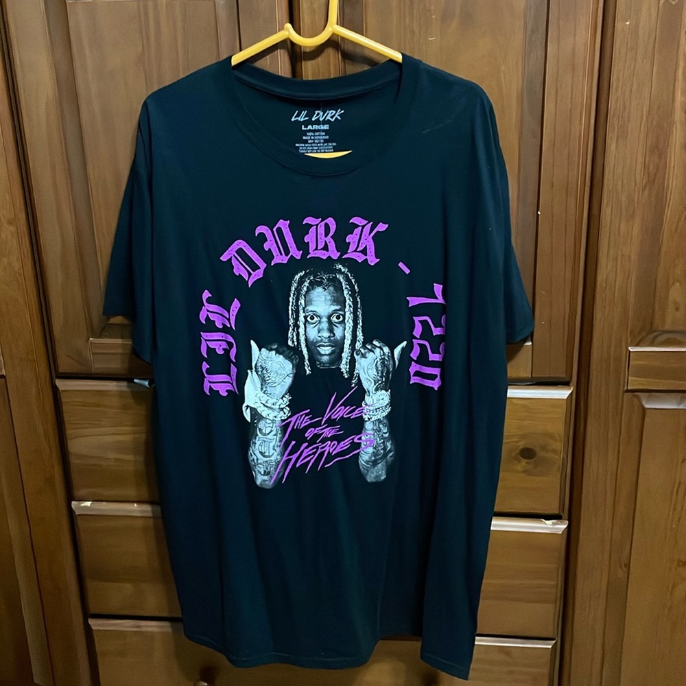 Size Large Lil Durk The Voice and Hero’s Merch. OFFERS AVAILABLE